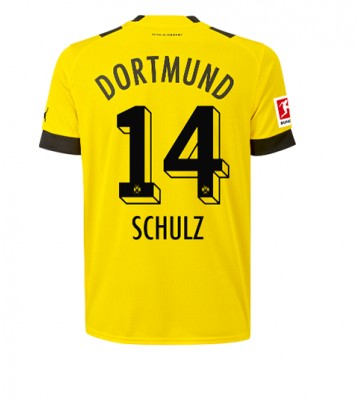 Borussia Dortmund Nico Schulz #14 Hjemmedrakt 2022-23 Kortermet